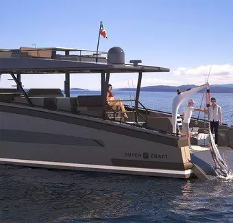 Fishing yacht.